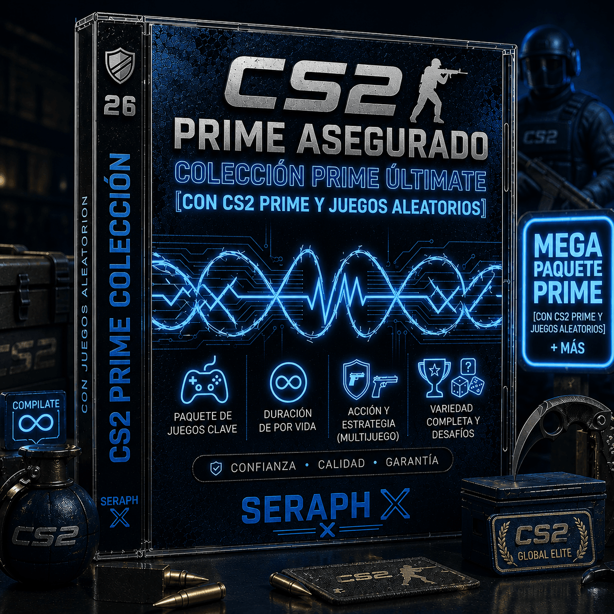 NFA Account with CS2 Prime Guaranteed + Random Games