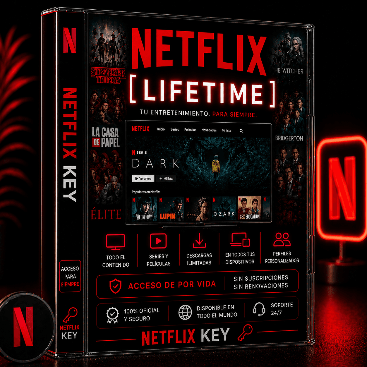 Netflix Login Keys Lifetime [ Lifetime Warranty + Auto Replace]