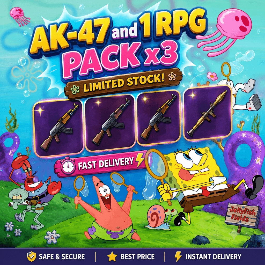 🔥 AK-47 Bundle x3 and x1 rpg – Instant Delivery ⚡